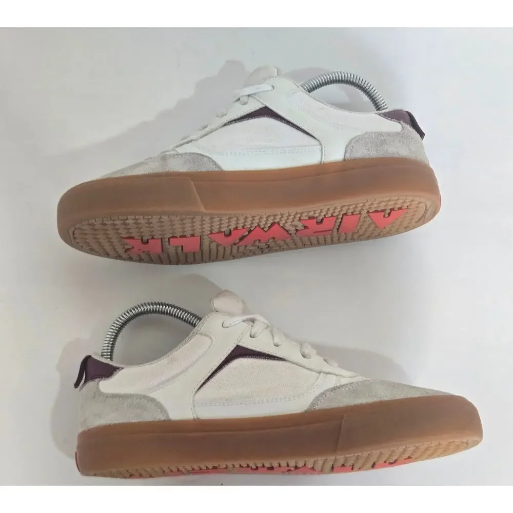Airwalk Boys Skate Shoes Youth Size 6 White Gum Sole Sneakers BBAK23ES006